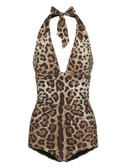 Leopard-Print Swimsuit