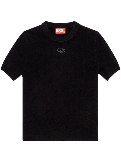M-Arga Logo-Embroidered Top
