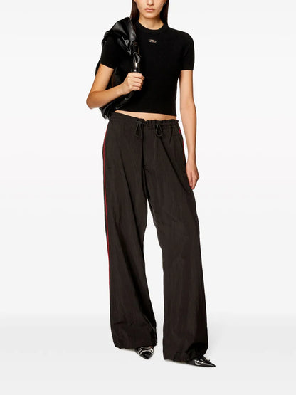 M-Arga Logo-Embroidered Top