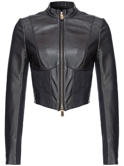 Panelled Cropped Jacket