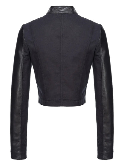 Panelled Cropped Jacket