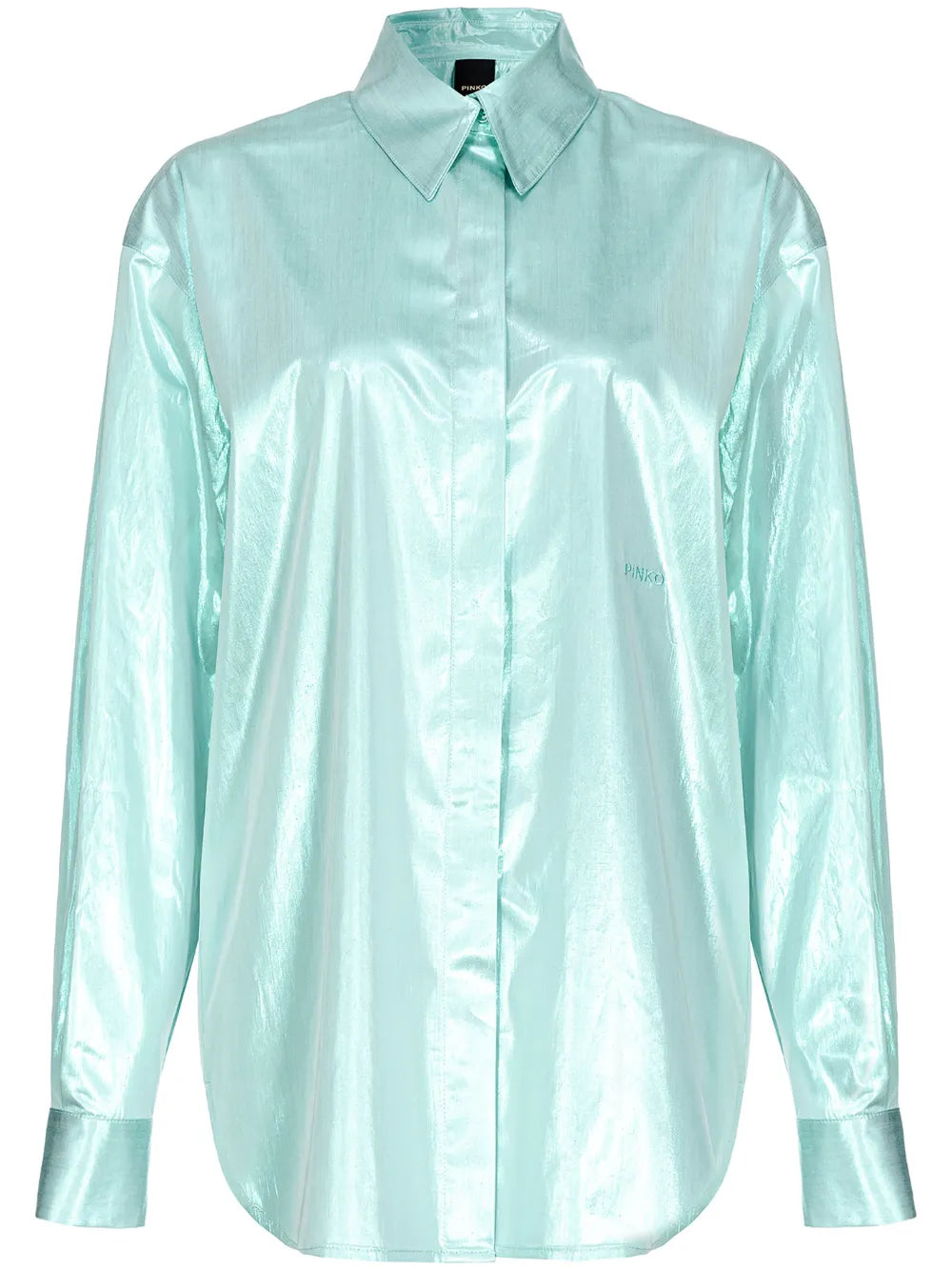 Logo-Embroidered Button Shirt