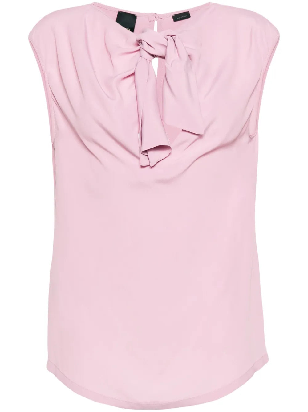 Knotted Crepe Blouse