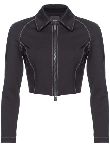 Long-Sleeve Cropped Jacket