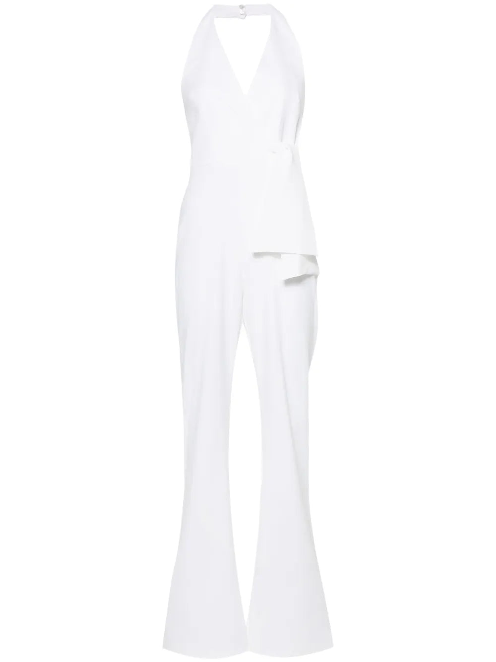 Halterneck Flared Jumpsuit