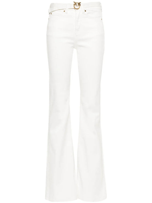 Mid-Rise Flared Jeans