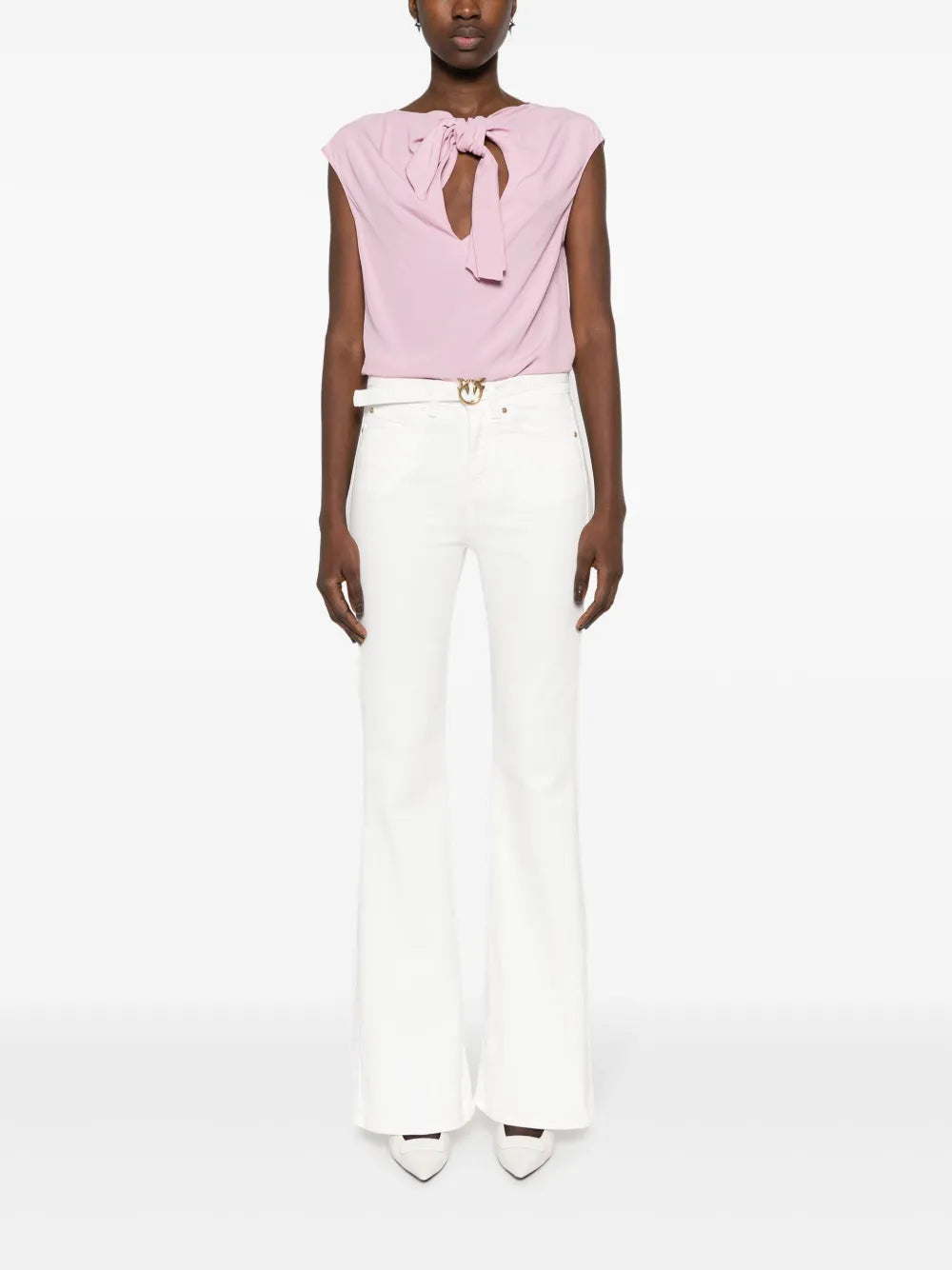 Mid-Rise Flared Jeans
