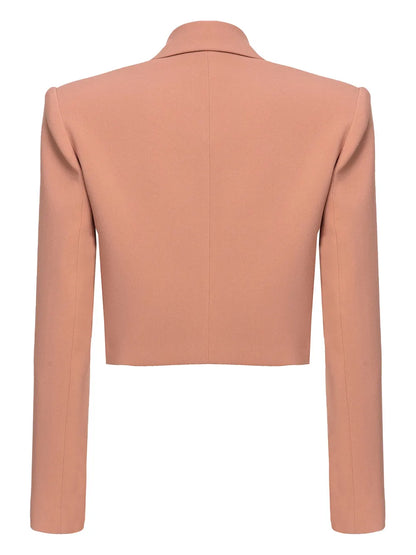 Cropped Single-Breasted Blazer