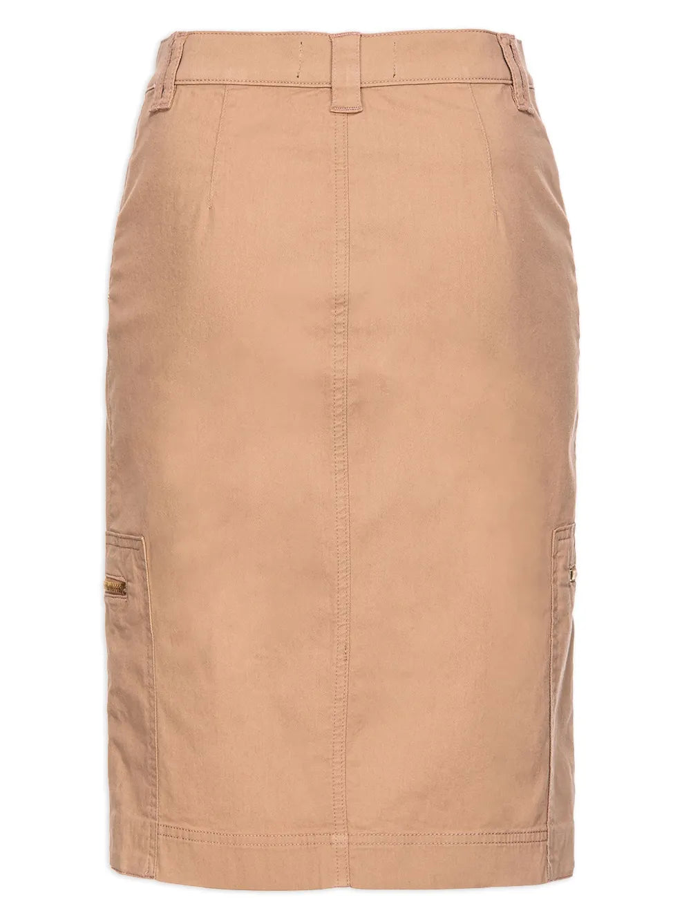 High-Waisted Cargo Skirt