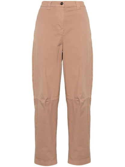 High-Waist Cropped Trousers