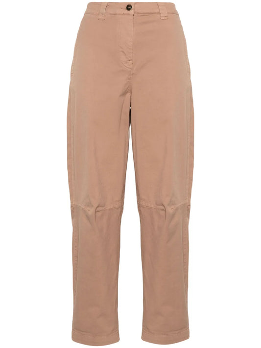 High-Waist Cropped Trousers