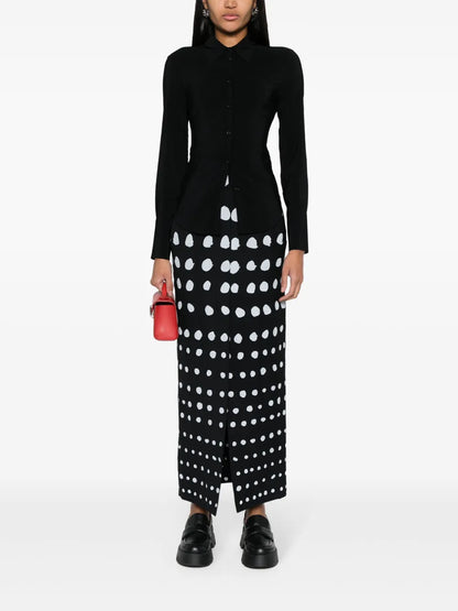Long-Sleeves Georgette Shirt