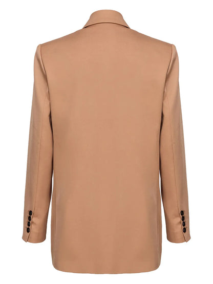 Peak Lapels Single-Breasted Blazer
