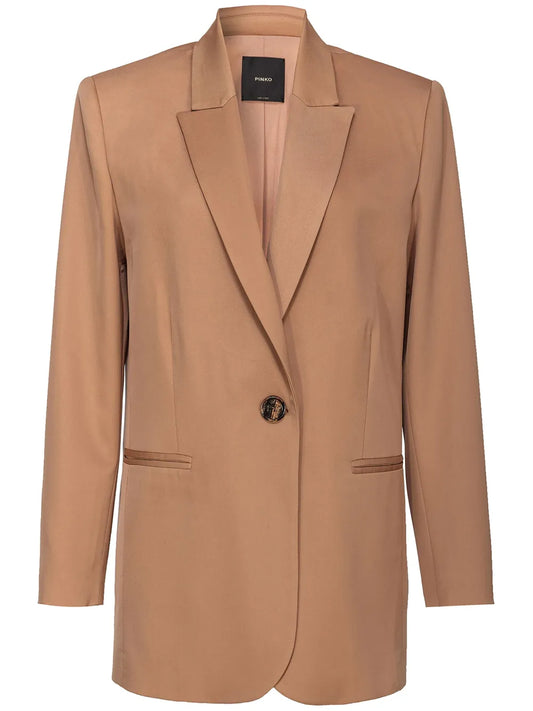 Peak Lapels Single-Breasted Blazer