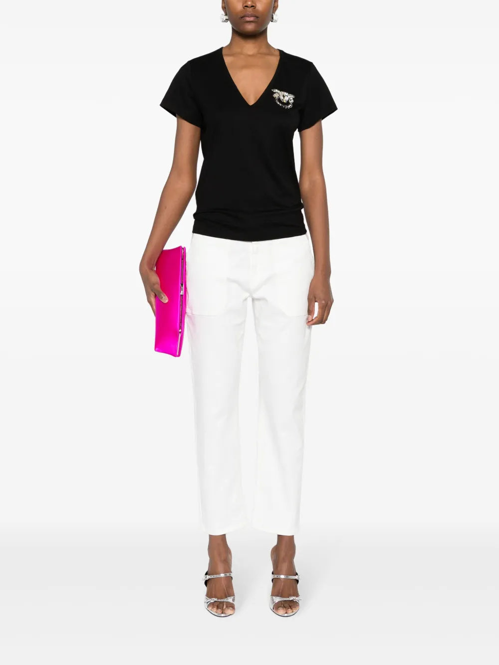 Mid-Rise Cropped Jeans