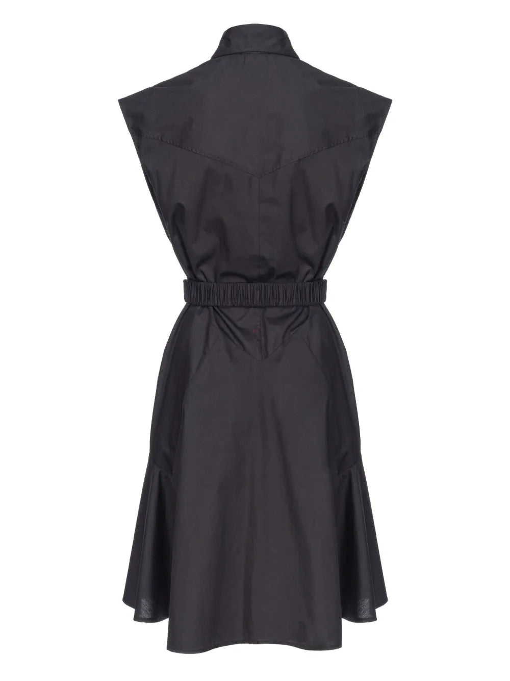 Love Birds-Buckle Cotton Shirtdress