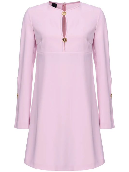 Cut-Out Flared Minidress