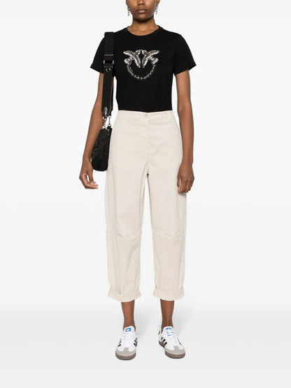 Love Birds Embellished T-Shirt