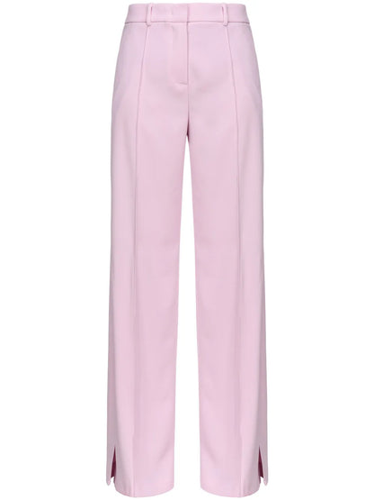 High-Waisted Wide-Leg Trousers