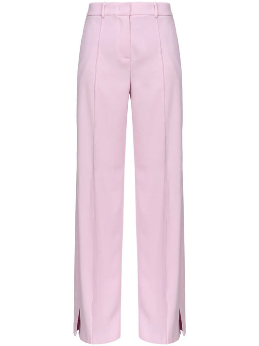 High-Waisted Wide-Leg Trousers
