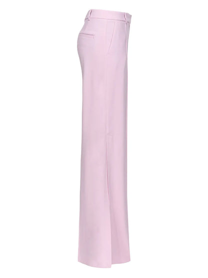 High-Waisted Wide-Leg Trousers