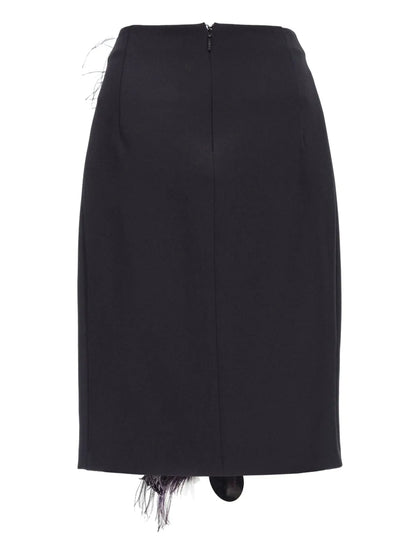 Sequin-Embellished Pencil Skirt