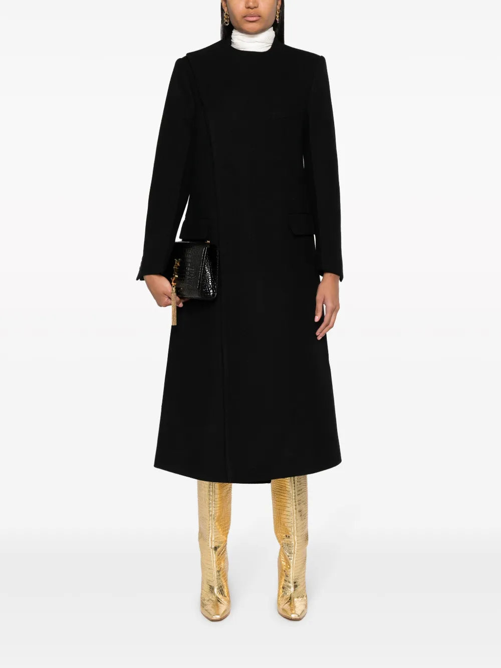Mid-Length Merino-Blend Coat