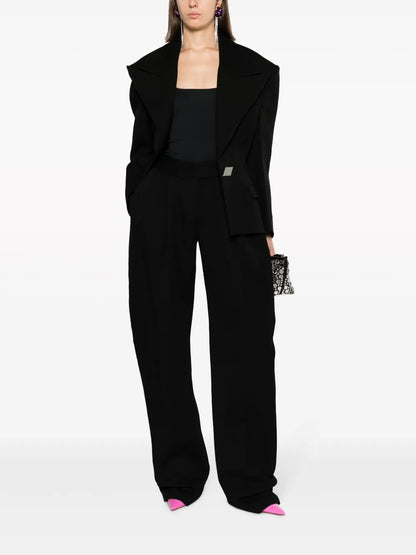 Tailored Wide-Leg Trousers