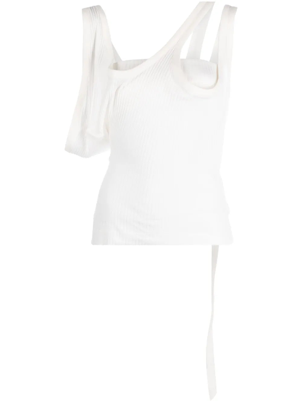 Asymmetric Ribbed Top