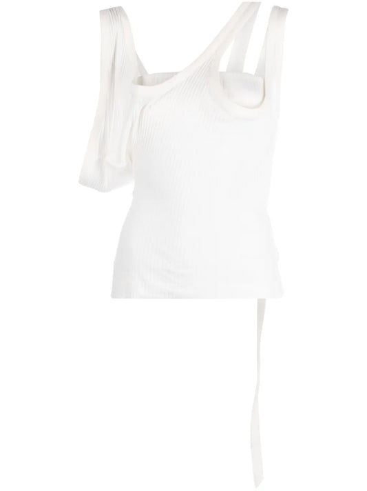Asymmetric Ribbed Top