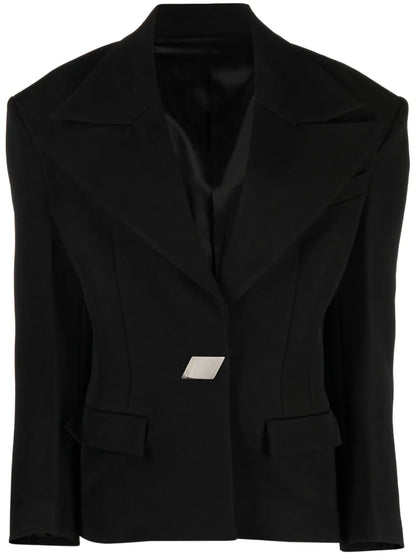 Single-Breasted Fitted Blazer
