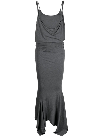 Draped Mélange Dress