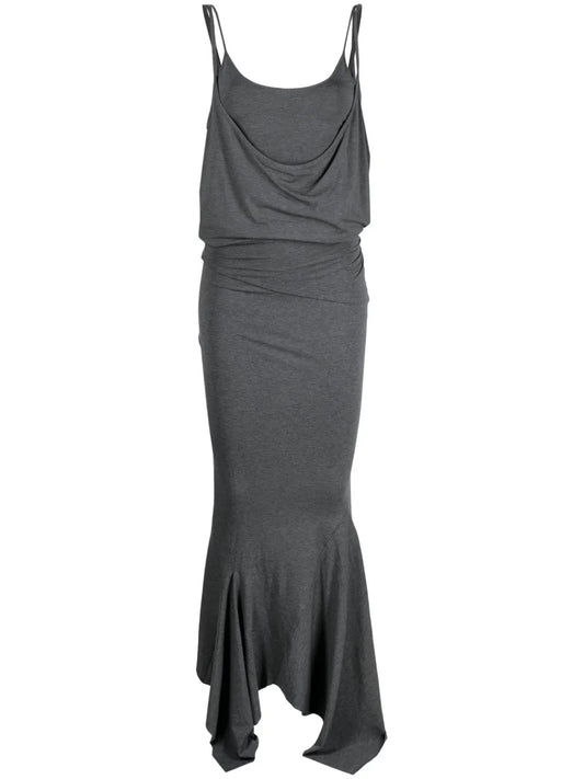 Draped Mélange Dress