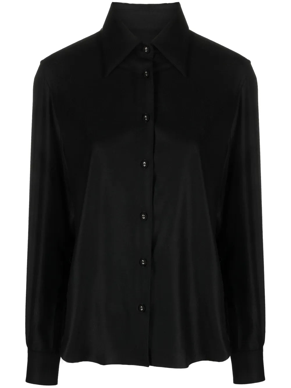 Long-Sleeve Virgin Wool Shirt