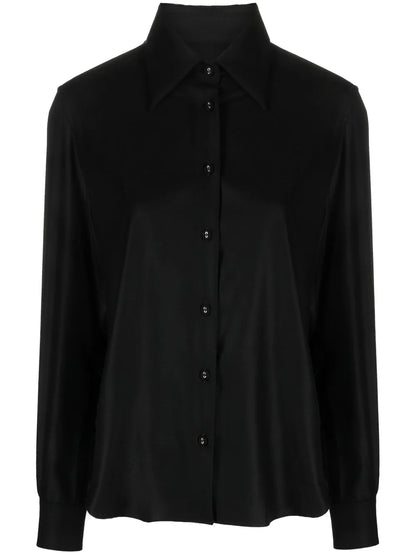 Long-Sleeve Virgin Wool Shirt