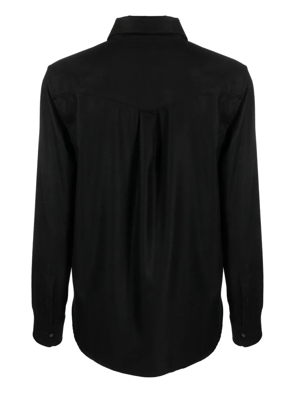 Long-Sleeve Virgin Wool Shirt
