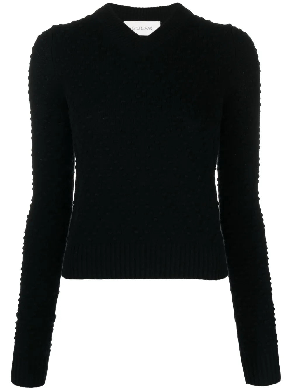 Salve Embossed-Embroidered Jumper