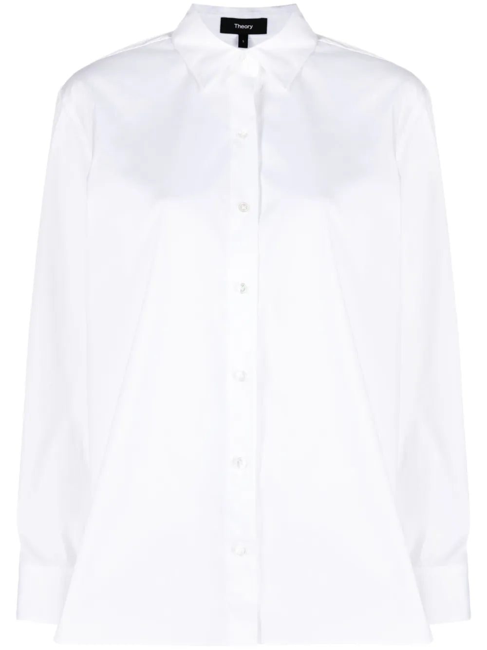 Long-Sleeve Cotton-Blend Shirt