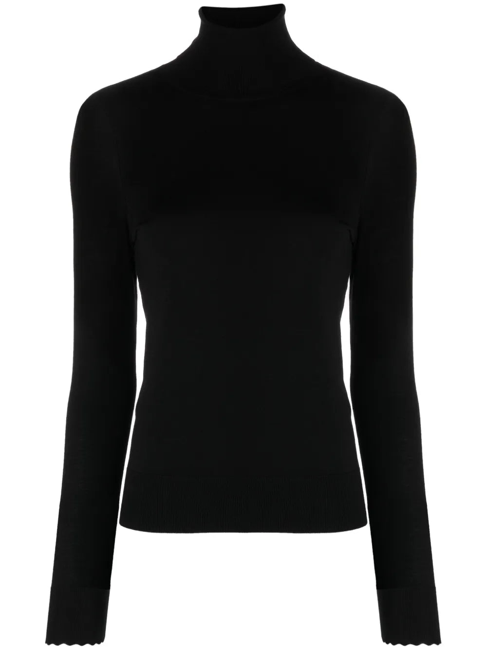 High-Neck Wool Jumper