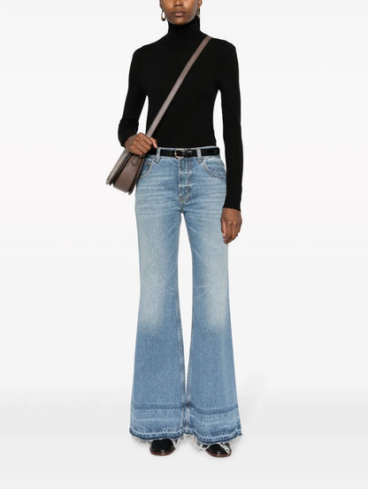 High-Neck Wool Jumper