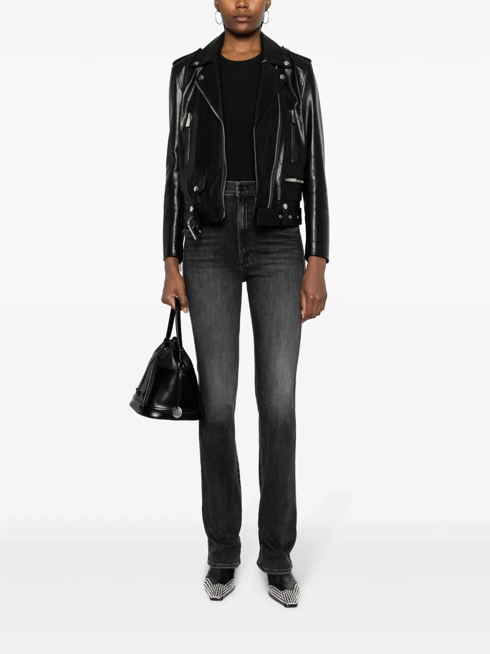 Logo-Tag Flared Jeans