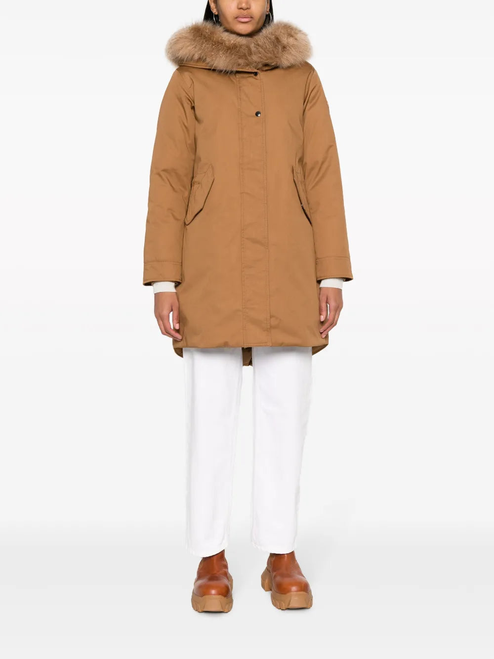 Military Padded Parka Coat
