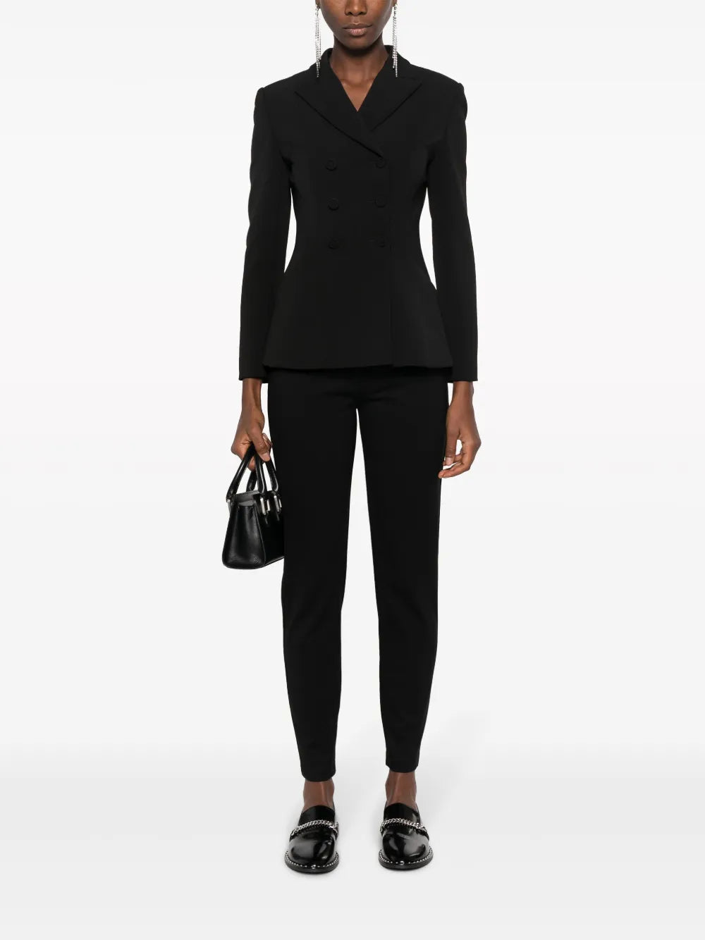 High-Waisted Pressed-Crease Leggings