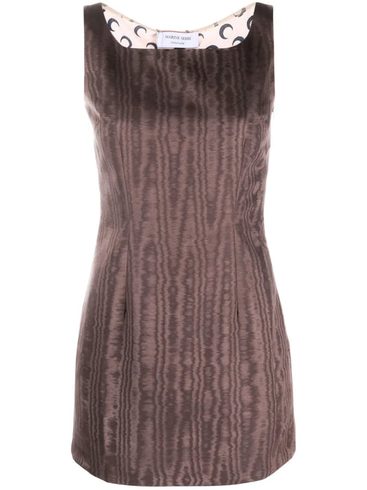 Crescent-Moon Panelled Minidress