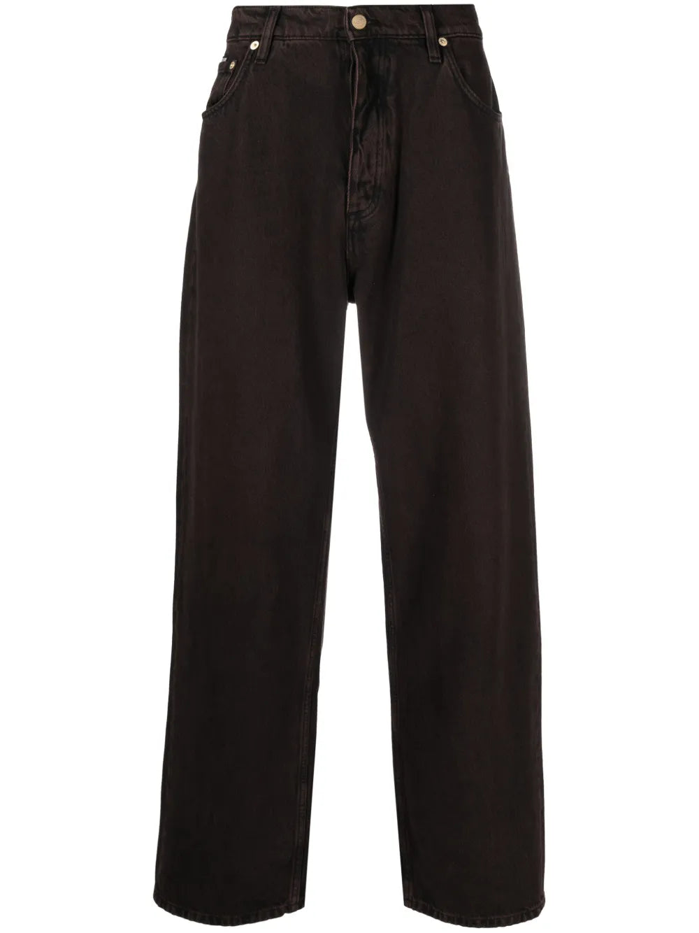 Benz High-Rise Straight-Leg Jeans