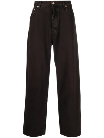 Benz High-Rise Straight-Leg Jeans