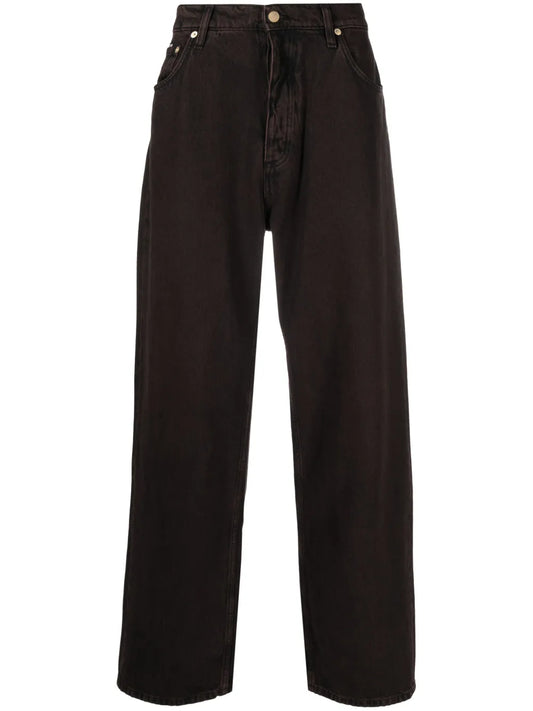 Benz High-Rise Straight-Leg Jeans