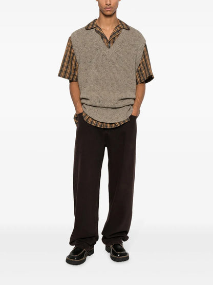 Benz High-Rise Straight-Leg Jeans