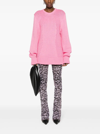 Crew-Neck Chunky-Knit Jumper