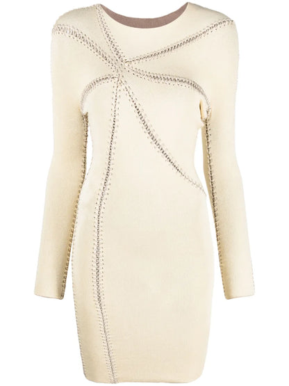 Starfish Whipstitch-Detail Midi Dress